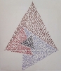 Dibujo para la instalación «Triángulo interior de Napoleón» (finales años 1980)