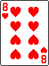 8 de corazones