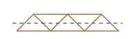 cenefa de triángulos isósceles