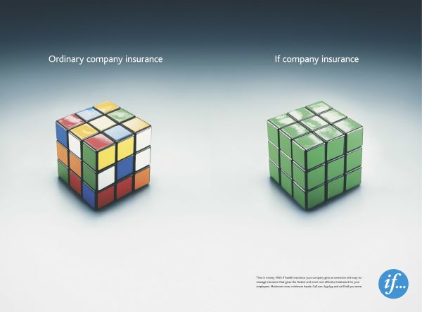 El cubo de Rubik en publicidad (primera parte)