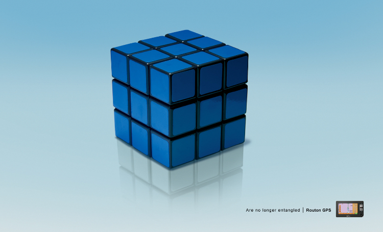 El cubo de Rubik en publicidad (primera parte)