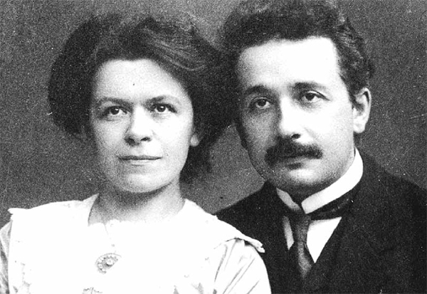 Mileva y Albert Einstein, 1911